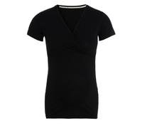 Maternity T-shirt with Woman Function Baby's Only Glow Noir S