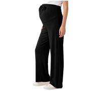 Maternity Trousers Over Bump Womens UK Stretchy Pregnancy Pants, Ladies Lounge Straight Leg Work Trousers Over the Belly Casual Baggy Bottoms Gifts for Mum to Be Black XL