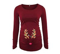 Maternity Wear Womens Nursing Tops Sweaters Christmas Christmas Clothing Sweatshirts Casual Crewneck Jumper Top Xmas Longsleeve Christmas Pullover Maternity Maternity Shirt Maternity Top Rot