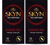 Mates SKYN Intense Feel Non Latex Condoms 10 Pack | Pleasure Enhancing X 2