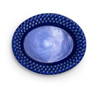 Mateus - Bubbles Oval Plate 20 cm, Blue - Blue