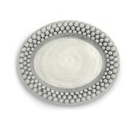 Mateus Bubbles oval plate 20 cm Grey