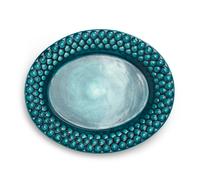 Mateus Bubbles oval plate 20 cm Ocean