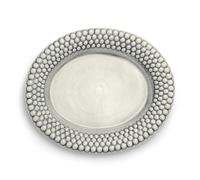 Mateus Bubbles oval saucer 35 cm Grey