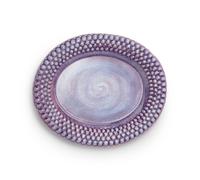Mateus Bubbles oval saucer 35 cm Violet