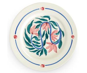 Mateus - Flowers Plate Water Lilies, 28 cm - Offwhite