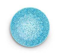 Mateus - Lace Plate 20 cm, Turquoise - Turquoise
