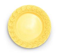 Mateus - Lace Plate 25 cm, Yellow - Yellow