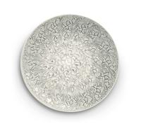 Mateus - Lace Platter 34 cm, Grey - Grey