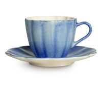 Mateus - Oyster Cup With Saucer 25 cl, Light Blue - Light blue