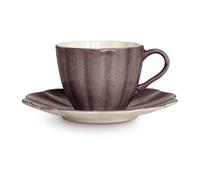 Mateus Oyster cup with saucer 25 cl Plum