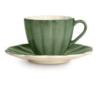 Mateus Oyster cup with saucer 25 orest green