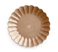 Mateus Oyster plate 28 cm cinnamon