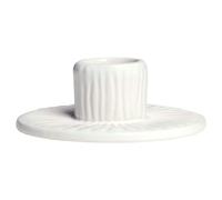 Mateus - Stripes Candle Holder 8 cm, White - White