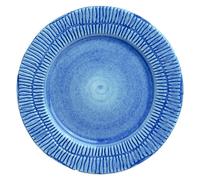 Mateus - Stripes Plate 21 cm, Light blue - Light blue