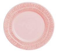 Mateus - Stripes Plate 21 cm, Light pink - Light Pink