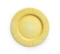 Mateus Stripes plate Ø28 cm Yellow