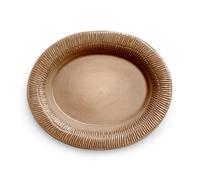 Mateus Stripes platter 30x35 cm cinnamon