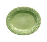 Mateus Stripes platter 30x35 cm Green