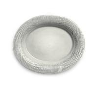 Mateus Stripes platter 30x35 cm grey