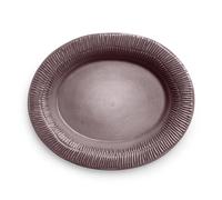 Mateus Stripes platter 30x35 cm plum