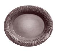 Mateus - Stripes Platter 35x30 cm, Plum - Plum