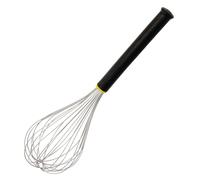 Matfer Balloon Whisk Black Made of Stainless Steel with Eight Wires 18in/450mm