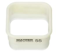 Matfer Bourgeat 150244 Exoglass Square Cutter, Plastic, White
