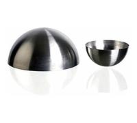 Matfer Bourgeat Stainless Steel Half Ball / Round Baking Molds, 3.18", 6PK 340403