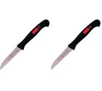 Matfer Gustav Emil ERN L056 Paring Knife, Moulded Profilon Handle, Black (Pack of 2)