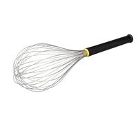 Matfer J760 Balloon Whisk, 18" | Equipped with a sturdy hanging loop for storage, ideal for whipping eggs, creams, and batters in commercial kitchens.
