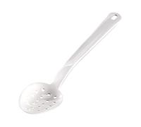 MatferBourgeat Exoglass Perforated Serving Spoon White - 340mm