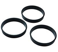MatferBourgeat Exoglass Tart Ring - 80x19mm (Pack 6) | Delivers reliable everyday performance in commercial kitchens, ensuring effortless release for pastry chefs.