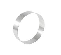 MatferBourgeat Mousse Ring St/St - 240mm 9 1/2" | Smooth inner surface allows effortless mousse release, ensuring clean edges for professional pastry presentation.