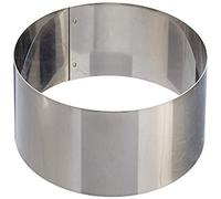 MatferBourgeat Mousse Ring Stainless - 5 1/2" | Durable construction ensures clean, seamless pastry and cold dessert shaping in busy commercial catering kitchens.