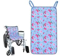 MatFirsmo Waterproof Chair Pads for Incontinence, Highly Absorbent Wheelchair Pads for Seat with Handles, Reusable Washable Wheelchair Cover for Adults and Elderly 35.4" x 19.68"