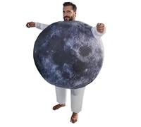 MatGui Adult Inflatable Globe Moon Costume- Halloween Cosplay Outfit for Parties, Funny Space Theme Dress-Up