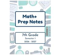 Math+ 7th Grade Prep Notes - Semester 1