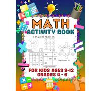 Math Activity Book for Kids Ages 9-12: 5th to 7th Grade Math Workbook | Shopping, Magic Numbers, Multiplication, Patterns and Fractions Activities with Answers