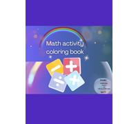 Math activity coloring book