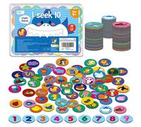 Math Addition and Subtraction Games, 120 Round Cards Math Facts Counting Games Educational Learning Toy for Kindergarten 1st 2nd, Homeschool & Classroom
