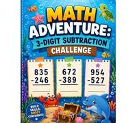 Math Adventure: 3-Digit Subtraction Challenge: Engaging Vertical Subtraction Worksheets