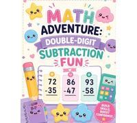 Math Adventure: Double-Digit Subtraction Fun: Engaging Vertical Subtraction Worksheets for Ages 5-7