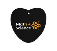 Math And Science Car Air Fragrance Tablets Love form | Hanging Interior Home Decor Freshener Aromatherapy Pads