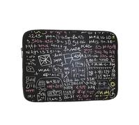 Math Backdrop Laptop Case 17 inch, Water Resistant Laptop Sleeve Shockproof Protective Traveling Computer Bag Portable Business Briefcase for Men Women