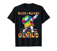 Math Blocks Genius Funny Blocks Bricks Lovers Master Builder T-Shirt
