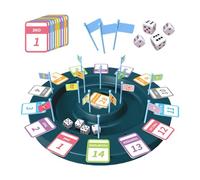 Math Board Games - Digital Learning Game - Multiplication and Division Toy Educational for Kids Parents Elementary Students After-School Programs Homeschooling
