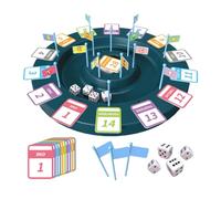 Math Board Games, Interactive Addition Learning Toys, 9.45x9.45x0.75 Inches Fun Mathematics Educational Game for Summer Activities, Teachers, Elementary Students, Boys, Girls, Home and Classroom