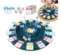 Math Board Games,Interactive Math Chess Game - Interactive Multiplication and Division Toys for Summer Learning Activities Boys Girls Elementary Students Teachers