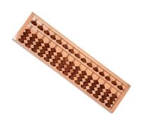 Math Calculation Tool, Wooden Abacus 15 Column Math Professional Calculator Functional And Educational Tool Counting
